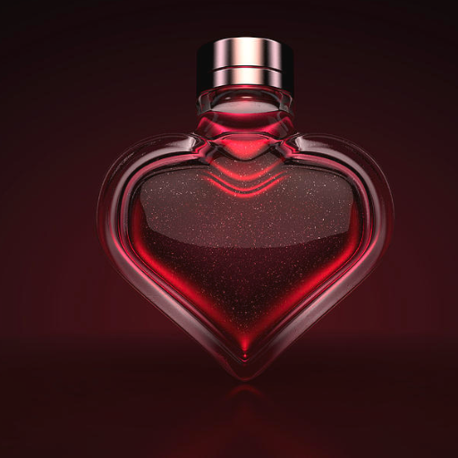 Heart Shaped Perfume Bottle