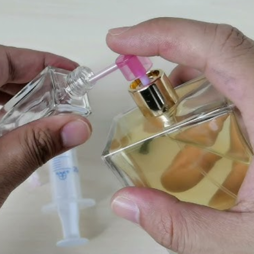 How do I transfer my perfume from one bottle to another
