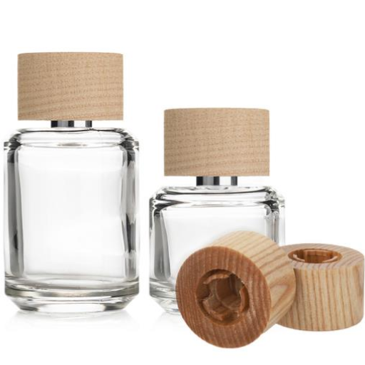 Wooden perfume cap