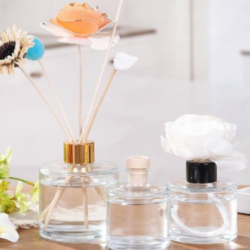 What are the best ways to reuse empty perfume bottles for home decor