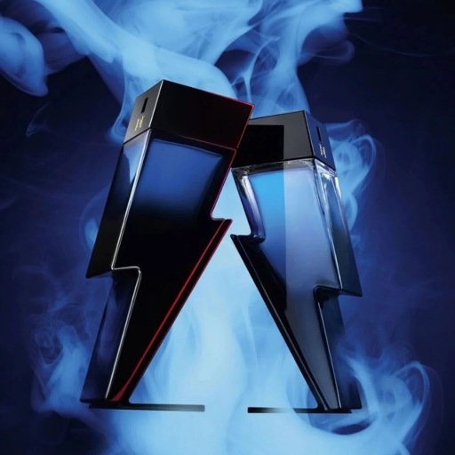Cologne with Lightning Bolt Bottle: Bad Boy by Carolina Herrera